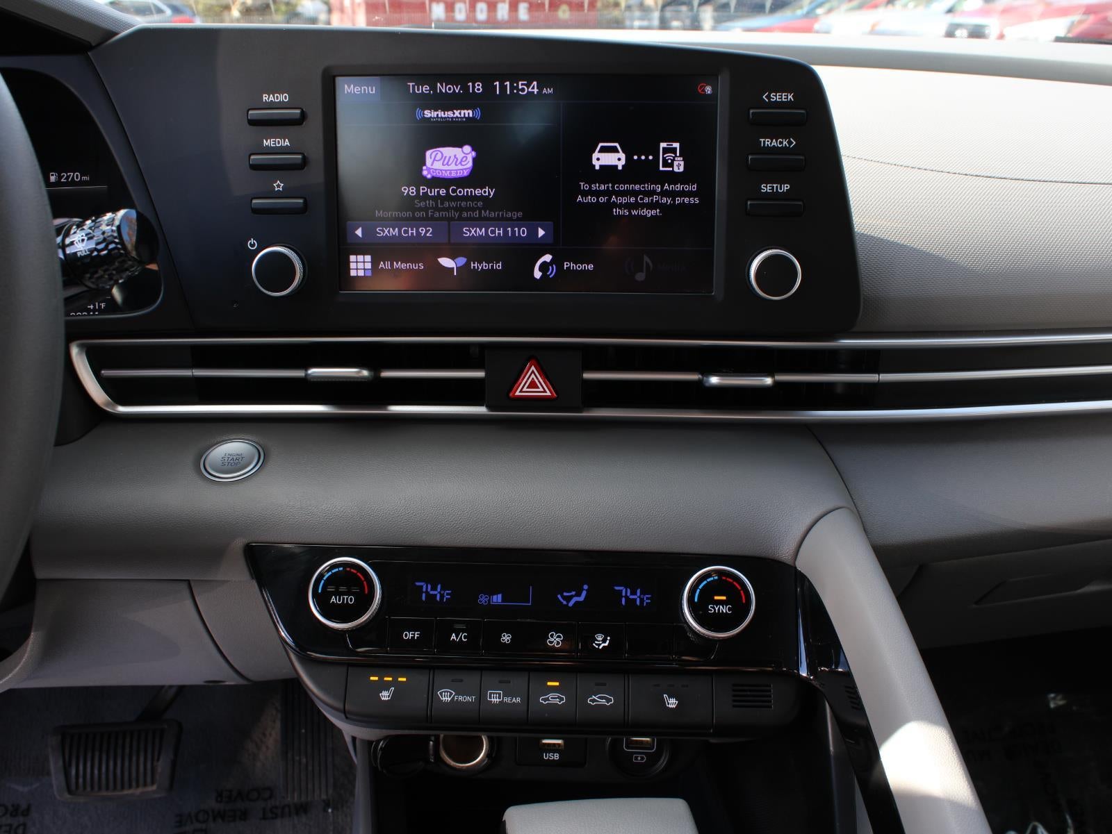 2022 Hyundai Elantra Hybrid Blue