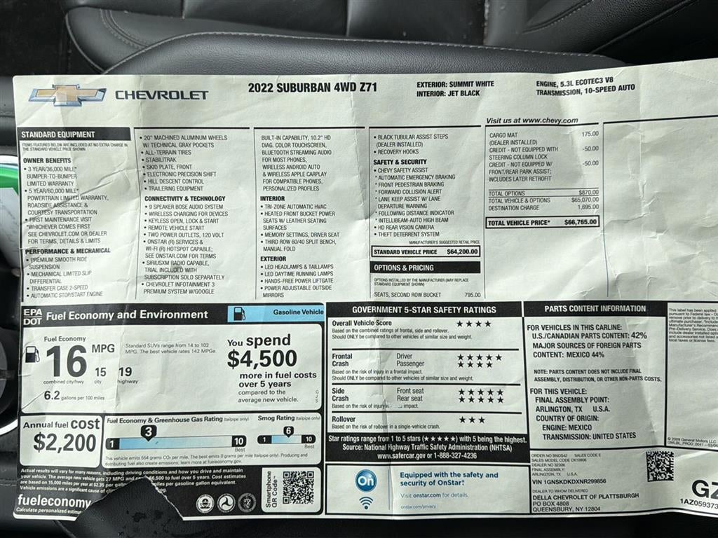 2022 Chevrolet Suburban Z71