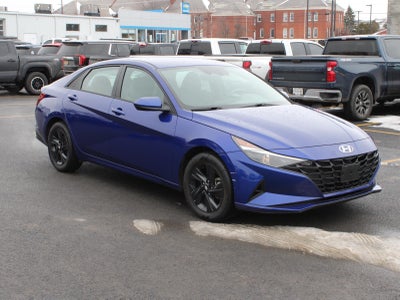 2022 Hyundai Elantra Hybrid Blue