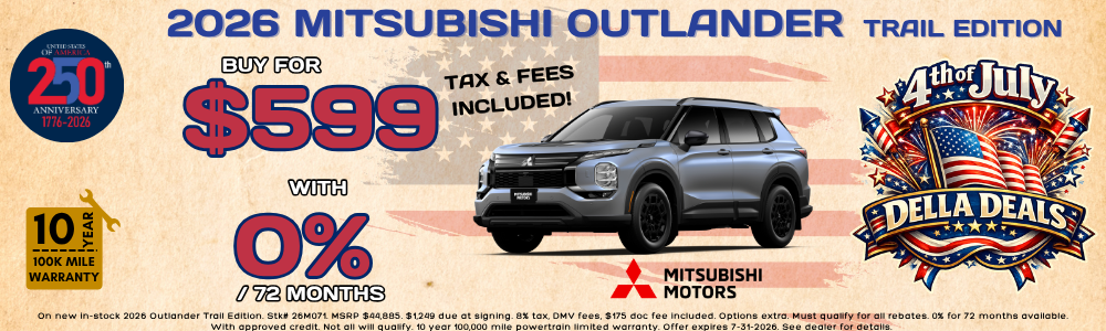 2026 Mitsubishi Outlander For Sale