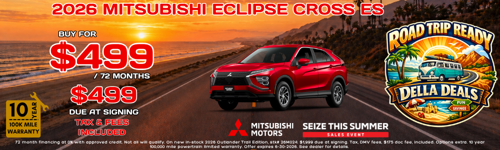 New Mitsubishi Eclipse Cross sale at DELLA Mitsubishi in Plattsburgh