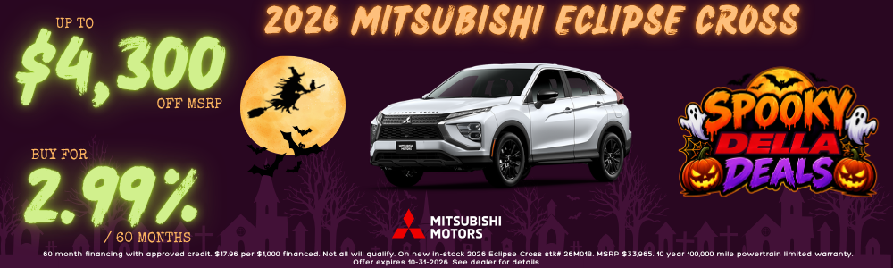 New Mitsubishi Eclipse Cross sale at DELLA Mitsubishi in Plattsburgh