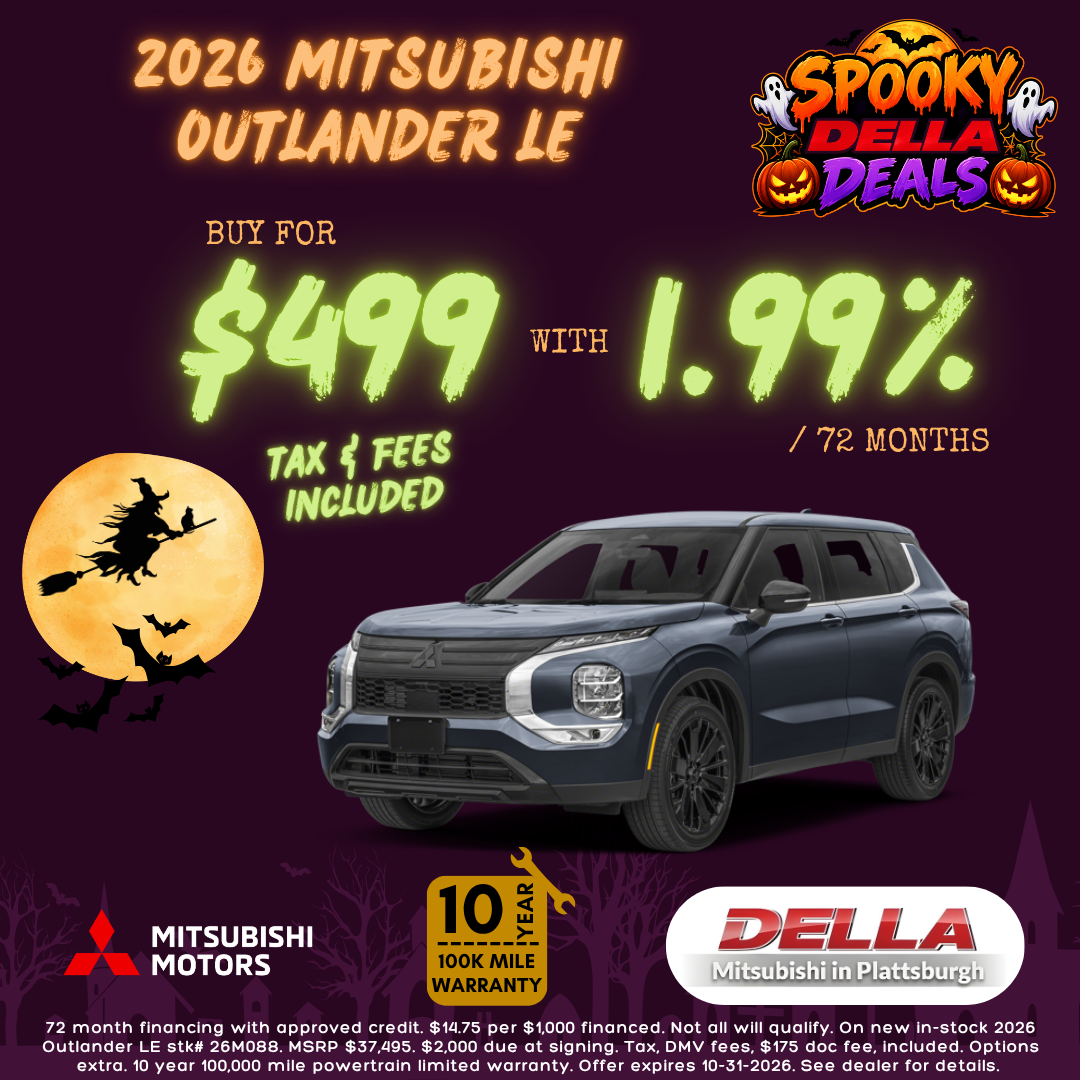 Mitsubishi New Vehicle Specials in Plattsburgh, NY | DELLA