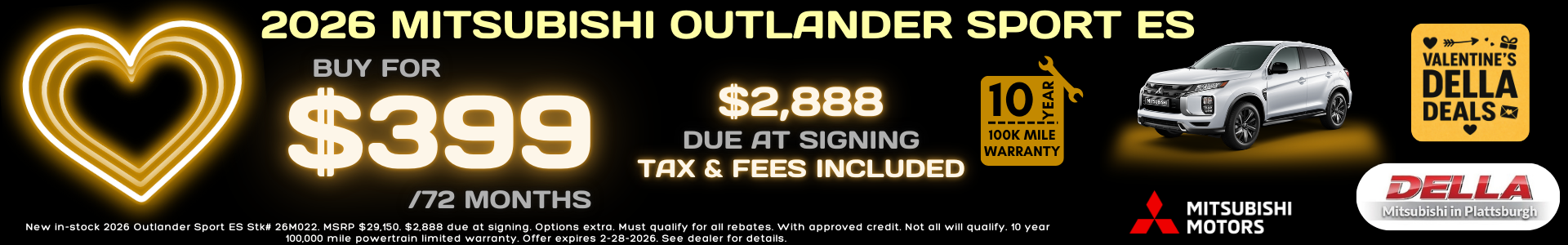 New Mitsubishi Outlander Sport for sale