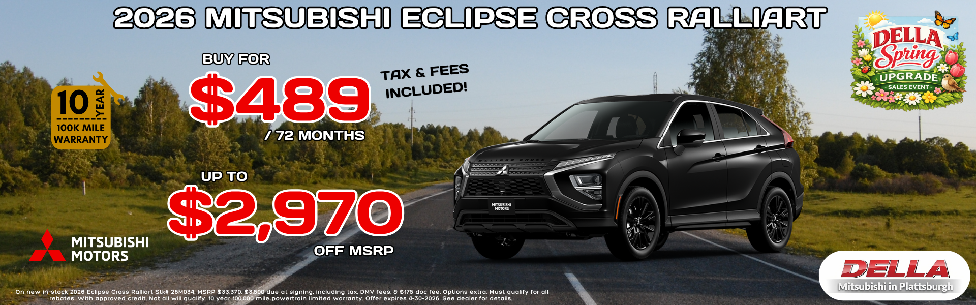 2026 Mitsubishi Eclipse Cross for sale