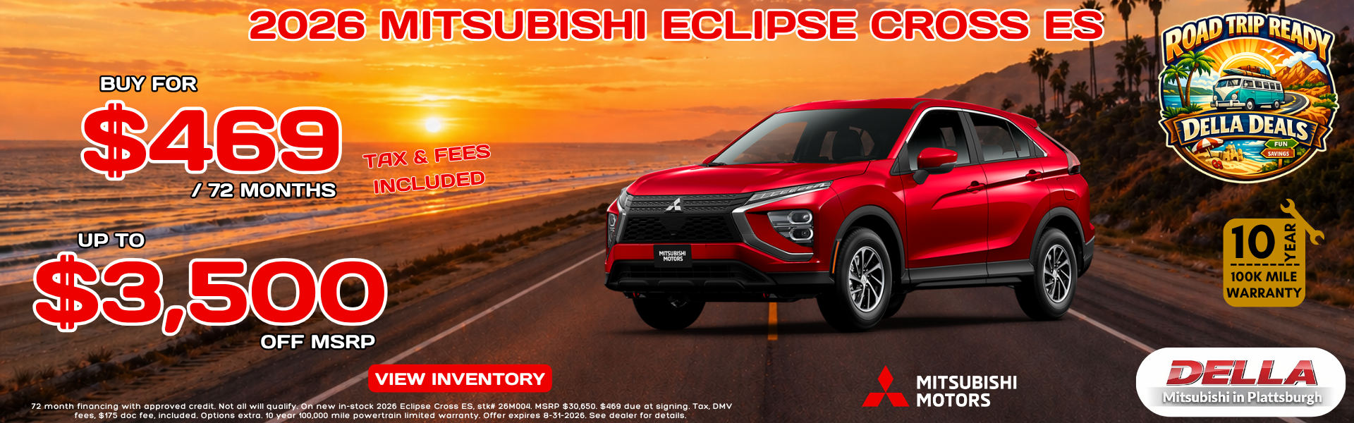 2026 Mitsubishi Eclipse Cross for sale in Plattsburgh