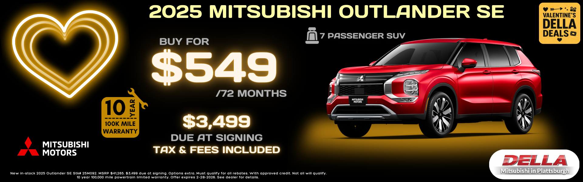 2025 Mitsubishi Outlander for sale