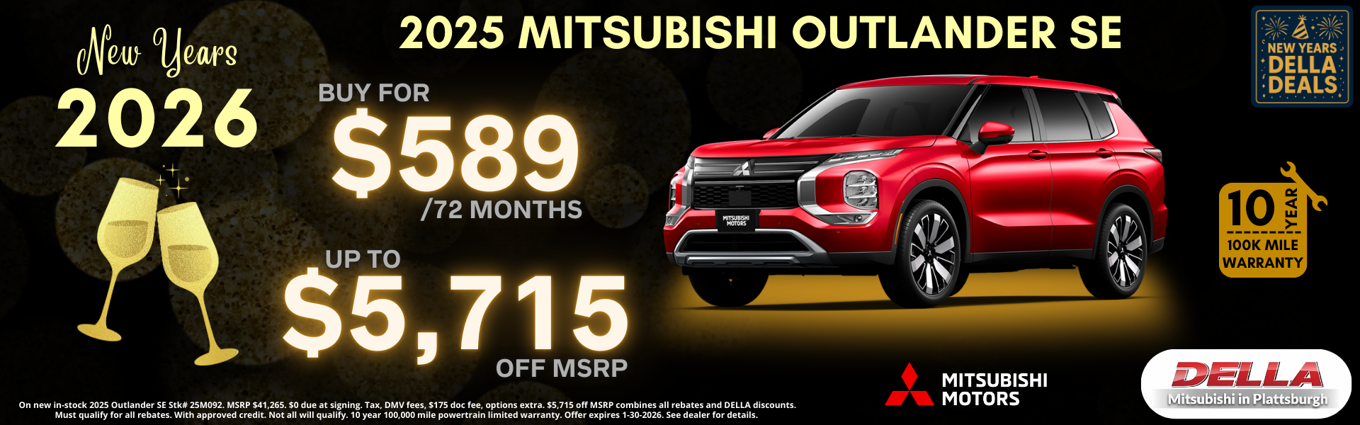 2025 Mitsubishi Outlander for sale