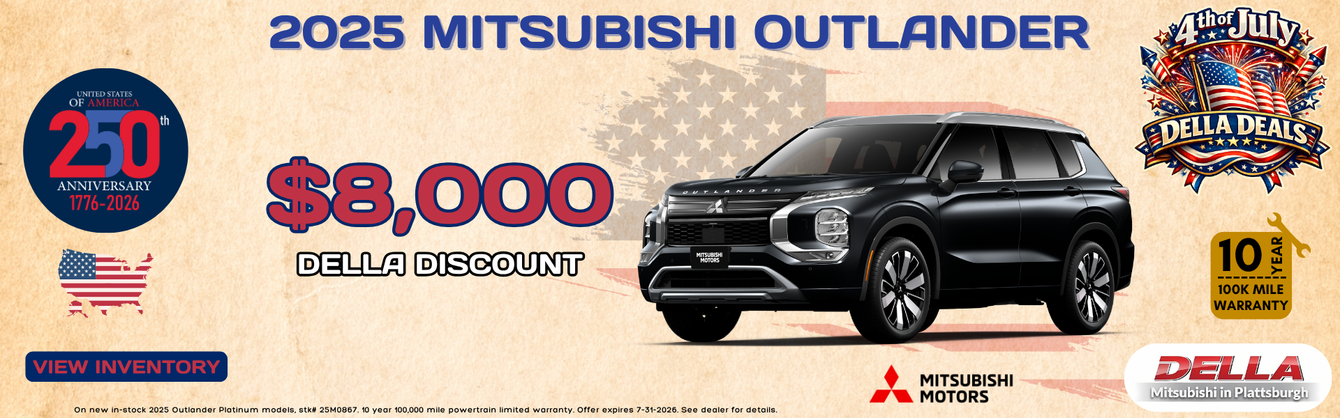 2025 Mitsubishi Outlander for sale