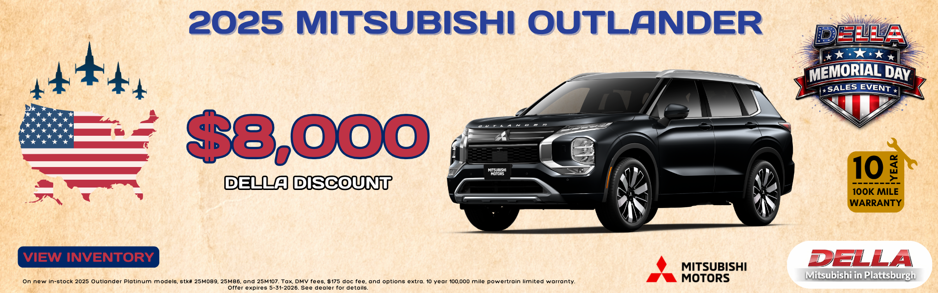 2025 Mitsubishi Outlander for sale