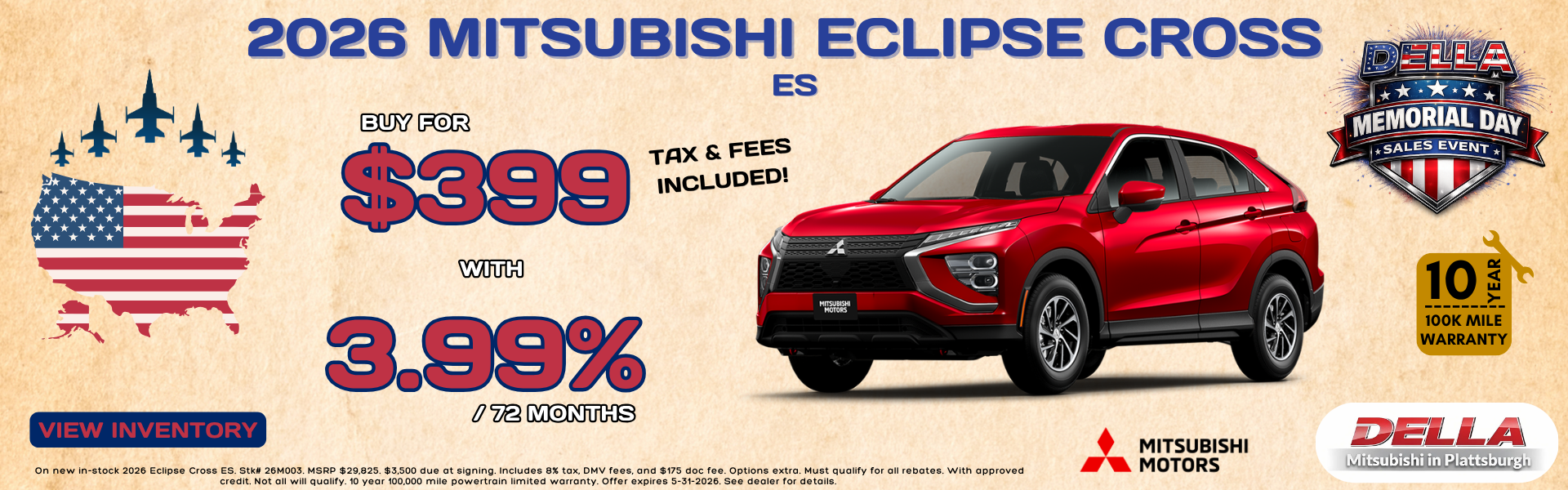 2026 Mitsubishi Eclipse Cross for sale