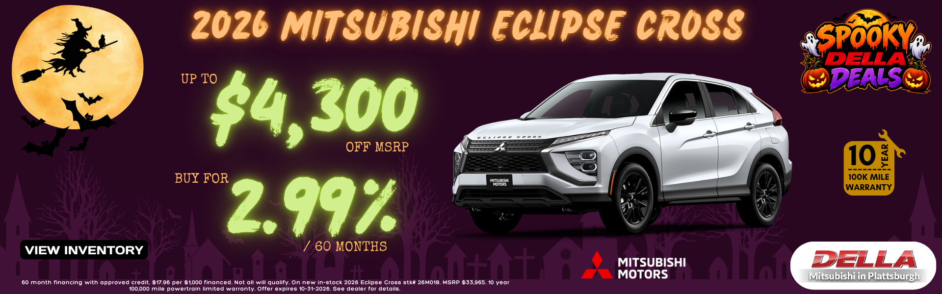 2026 Mitsubishi Eclipse Cross for sale in Plattsburgh