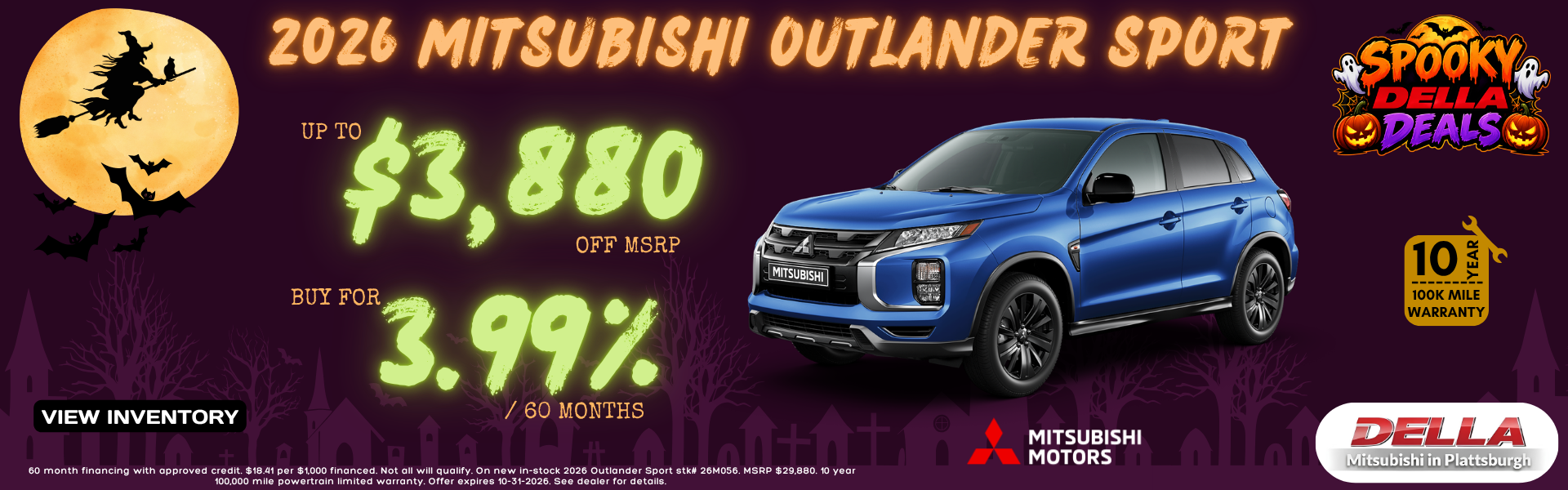 2026 Mitsubishi Outlander Sport for sale in Plattsburgh