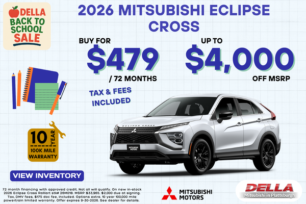 2026 Mitsubishi Eclipse Cross for sale in Plattsburgh