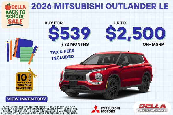 2026 Mitsubishi Outlander for sale in Plattsburgh