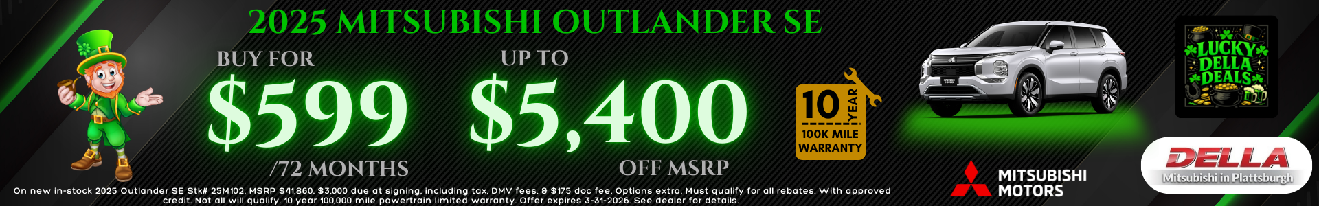 2025 Mitsubishi Outlander For Sale